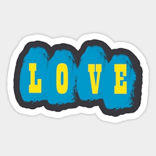 love t-shirt Sticker